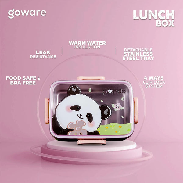 Cute Cartoon Stainless Steel Lunch Box